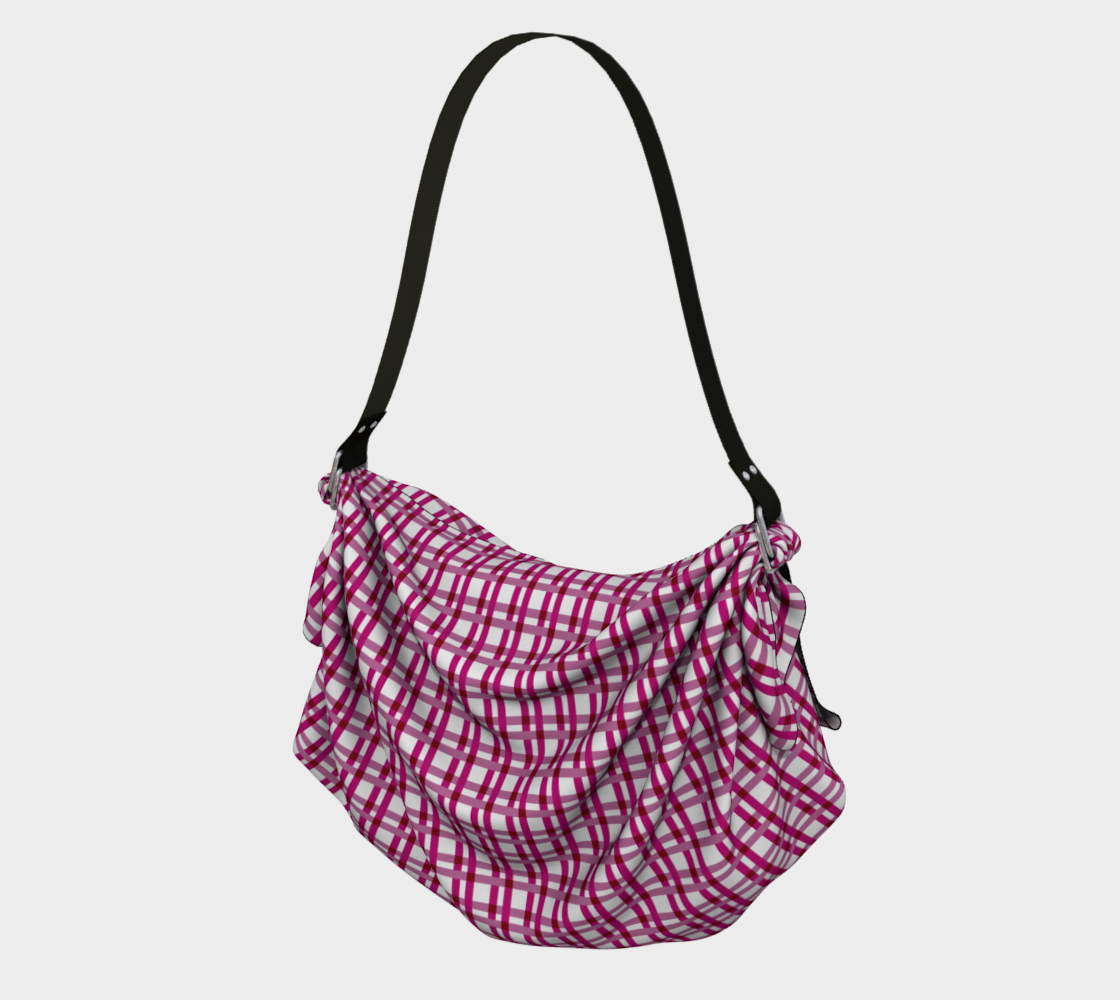 Peony Plaid Sling Tote preview