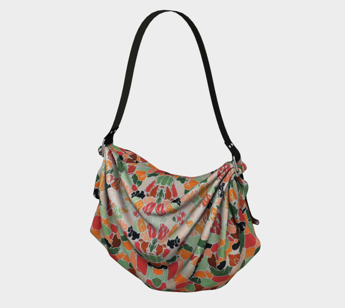 Faded Vintage Mosaic Origami Tote preview