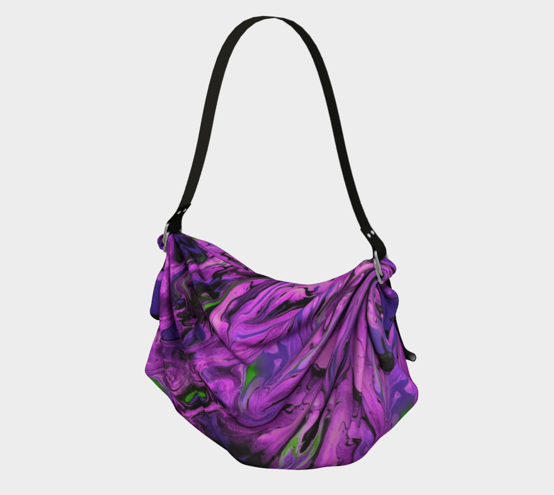 Magenta Wave Origami Tote preview