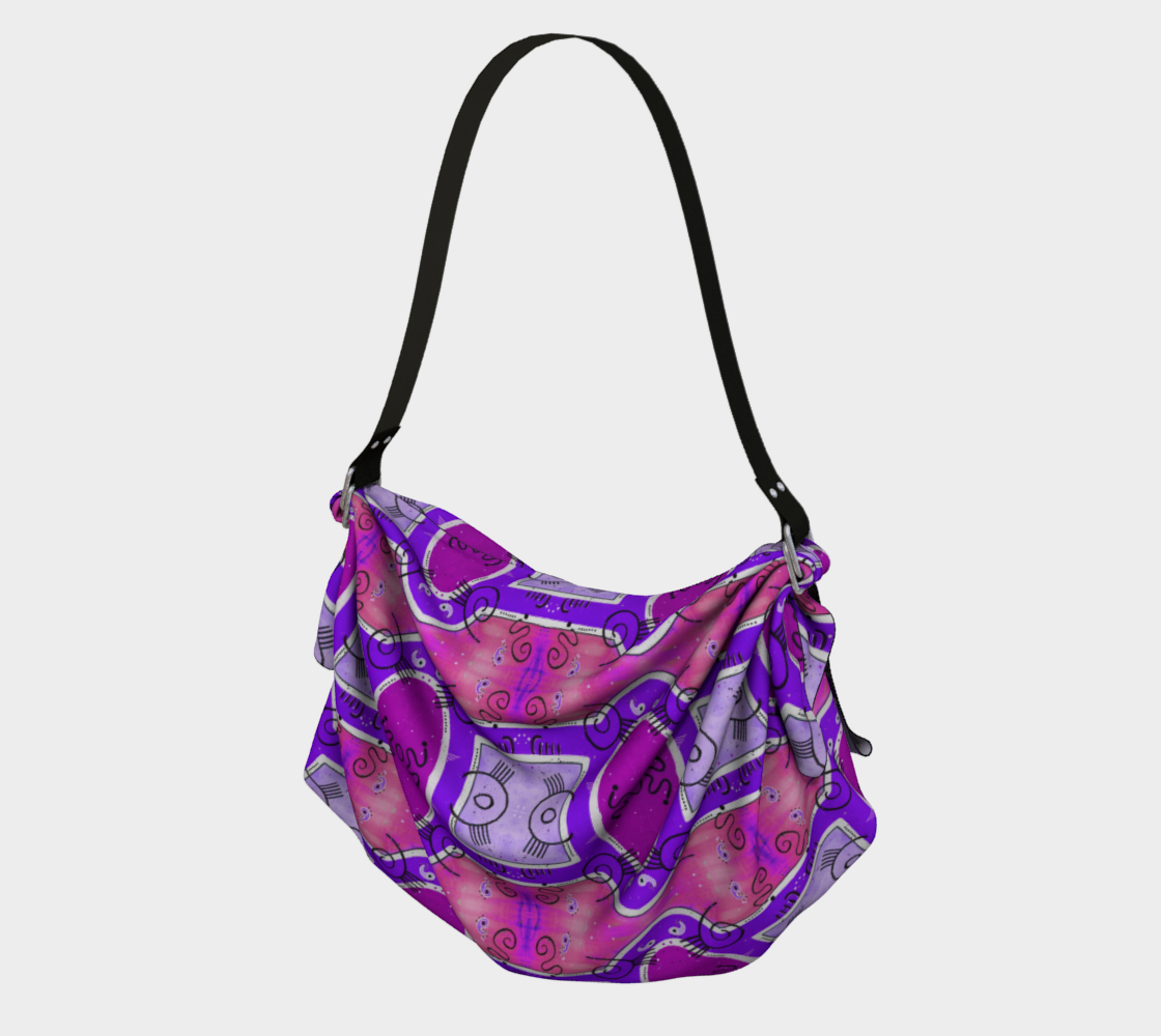 Tribal Rose Origami Tote preview