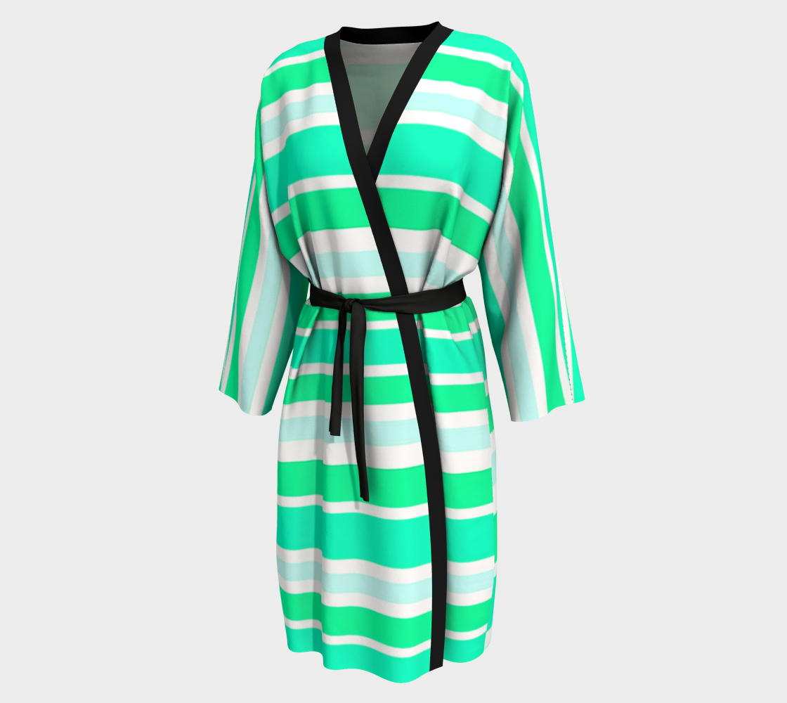 Summer Green Stripes Horizontal preview