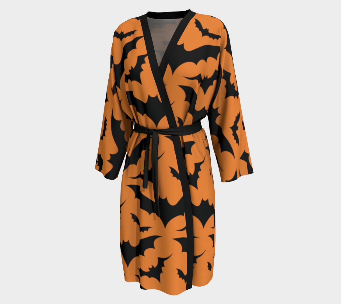 Orange Bat Peignoir Robe preview
