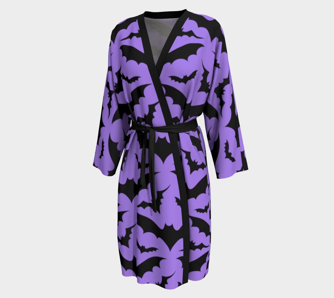 Purple Bat Peignoir Robe preview