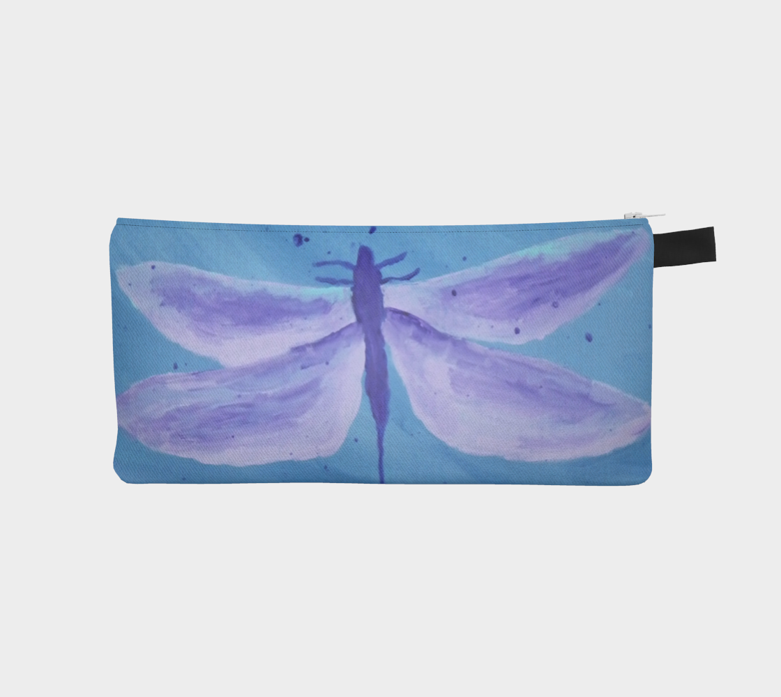 Aperçu de Purple Dragonfly Pencil Case