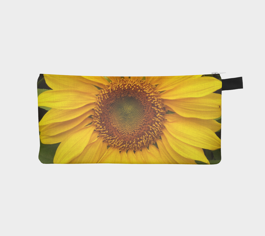 Sunflower Face Pencil Case preview