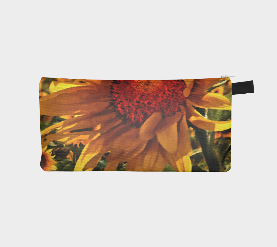 Sunflower Sunrise Pencil Case by Dave Lee preview