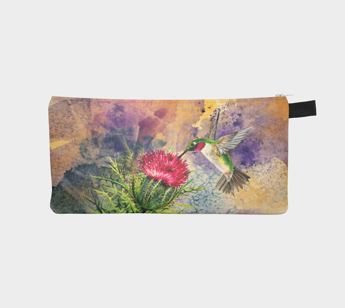 Hummingbird and thistle preview