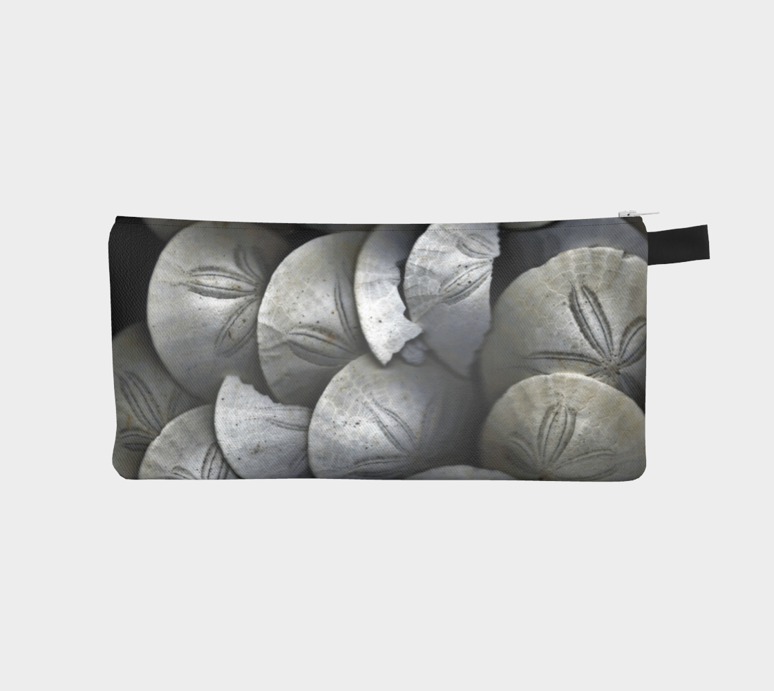 Pencil Case - Sand Dollars - Travel Pouch -Face Mask Protector Bag-Small Makeup Pouch Miniature #2