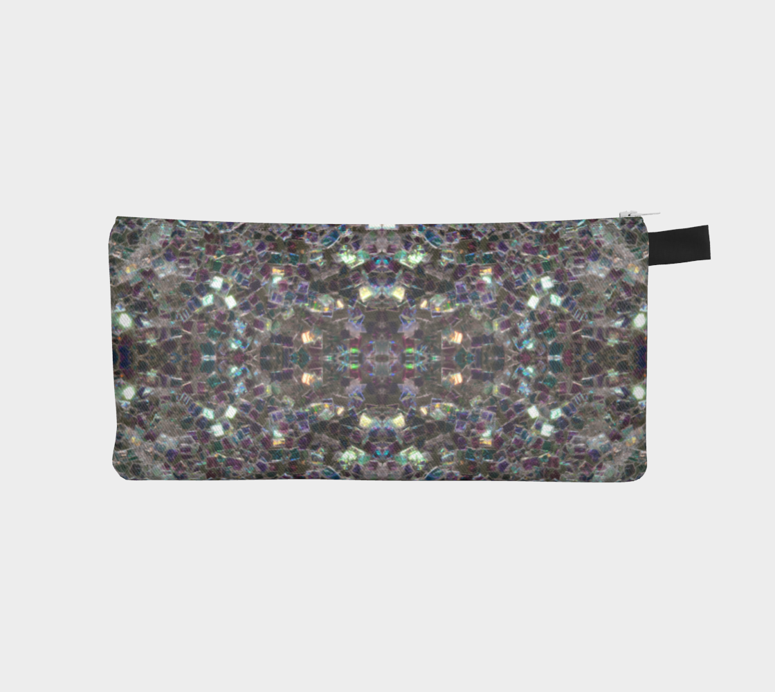 Aperçu de Sparkly colourful silver mosaic Mandala