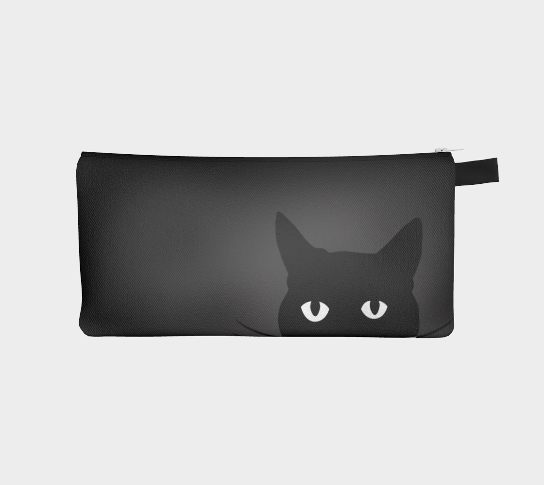 Aperçu de Black Cat on Black - Pencil Case
