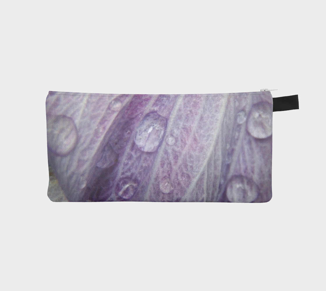 Rose of Sharon Petal with Water Drops Pencil Case preview
