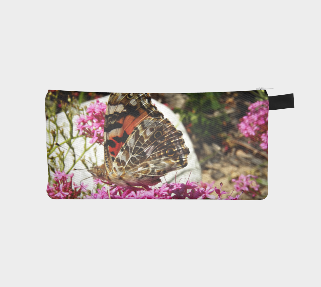 Painted Lady Butterfly Pencil Case preview