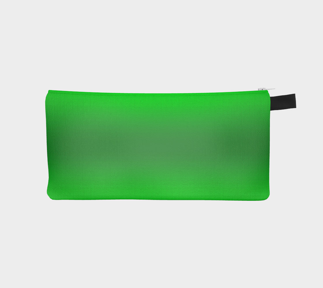 Aperçu de Two Tone Apple Green Pencil Case, AOWSGD