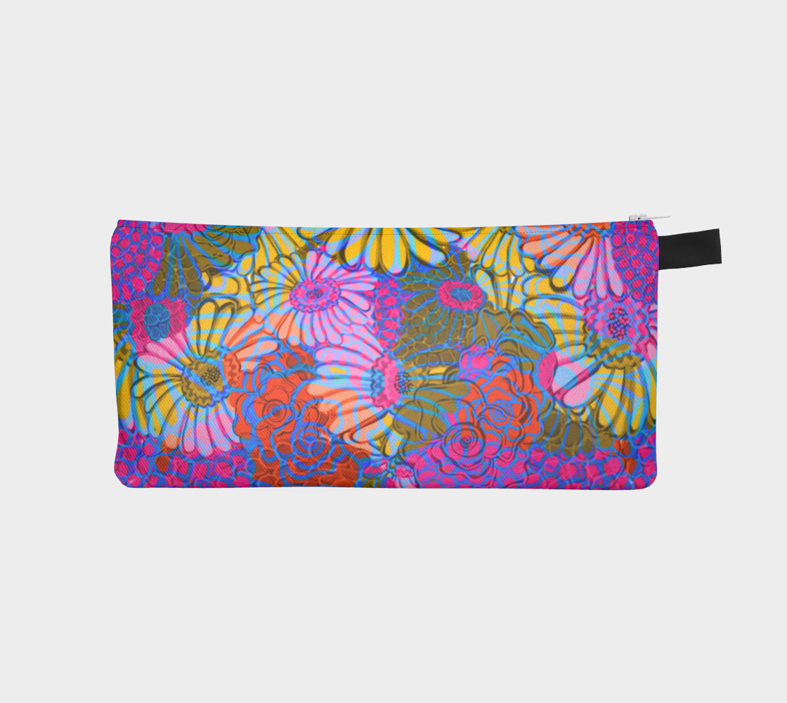 Funky Floral Pencil Case preview