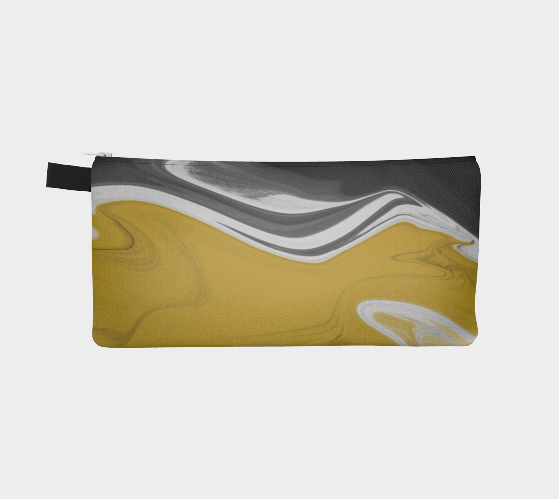 Liquid Black Gold Pencil Case preview #2