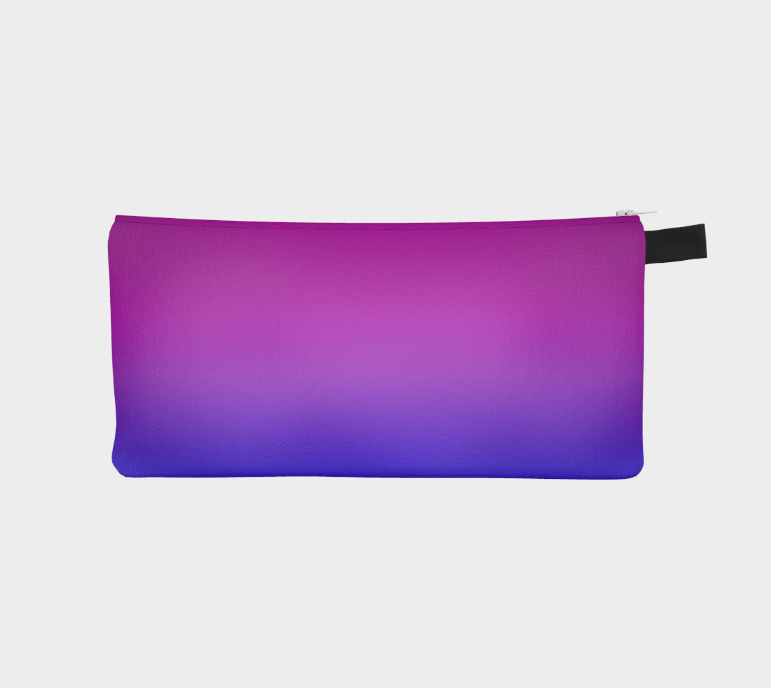 Aperçu de Purple to Blue Blend Pencil Case, AWSM