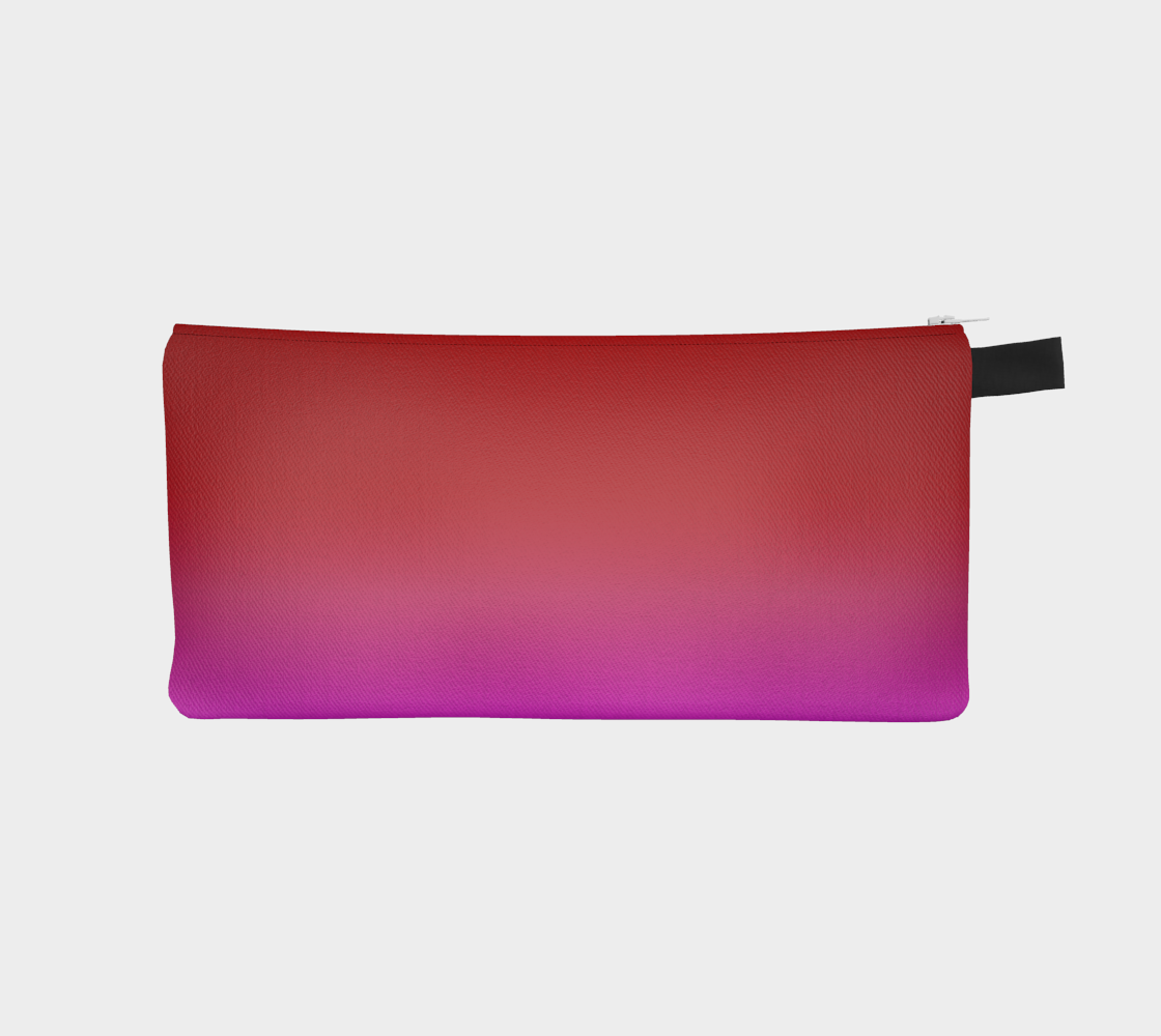 Aperçu de Red to Purple Blend Pencil Case, AWSM