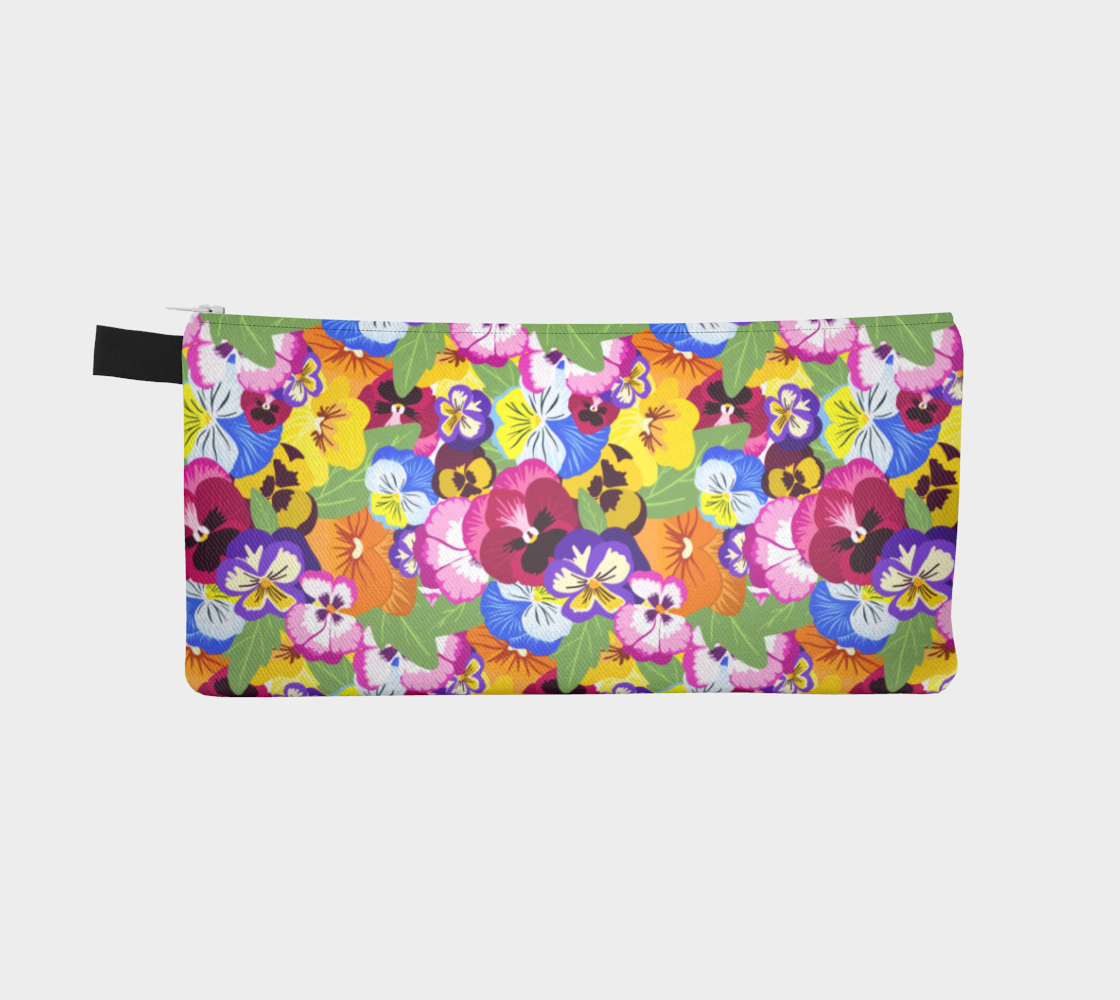 Pansies Pencil Case preview #2