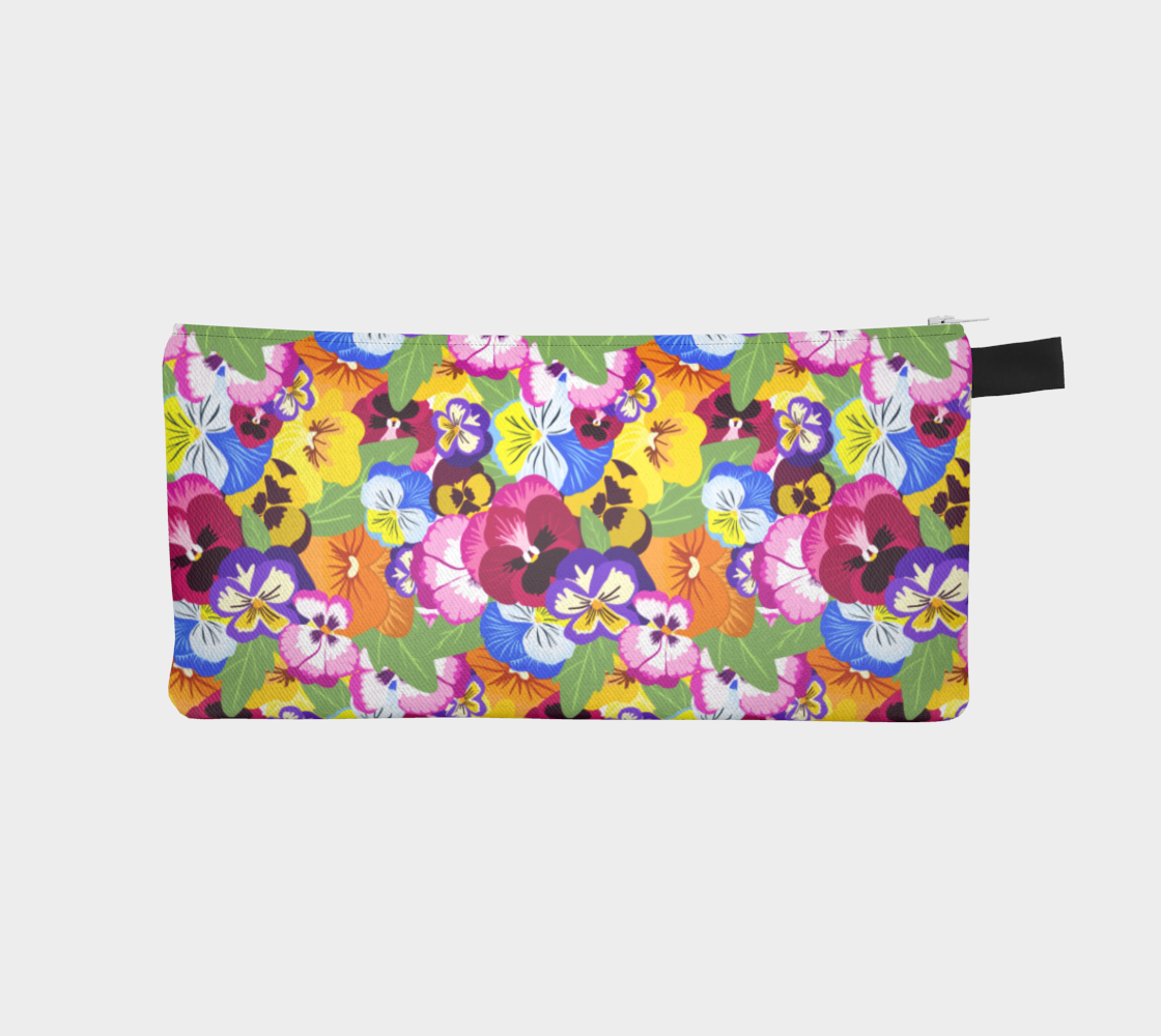 Pansies Pencil Case preview #1