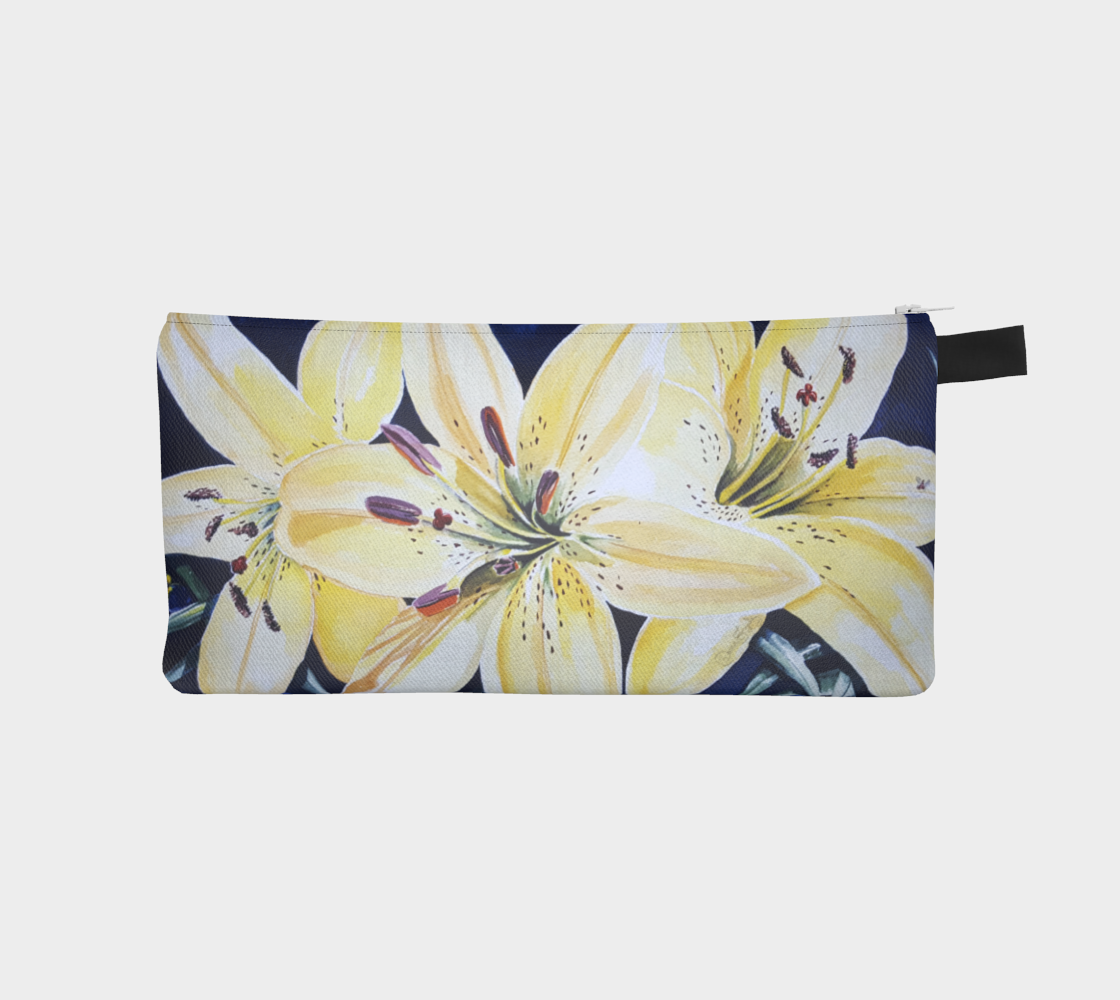 Yellow Lilies (Sig) Pencil Case preview