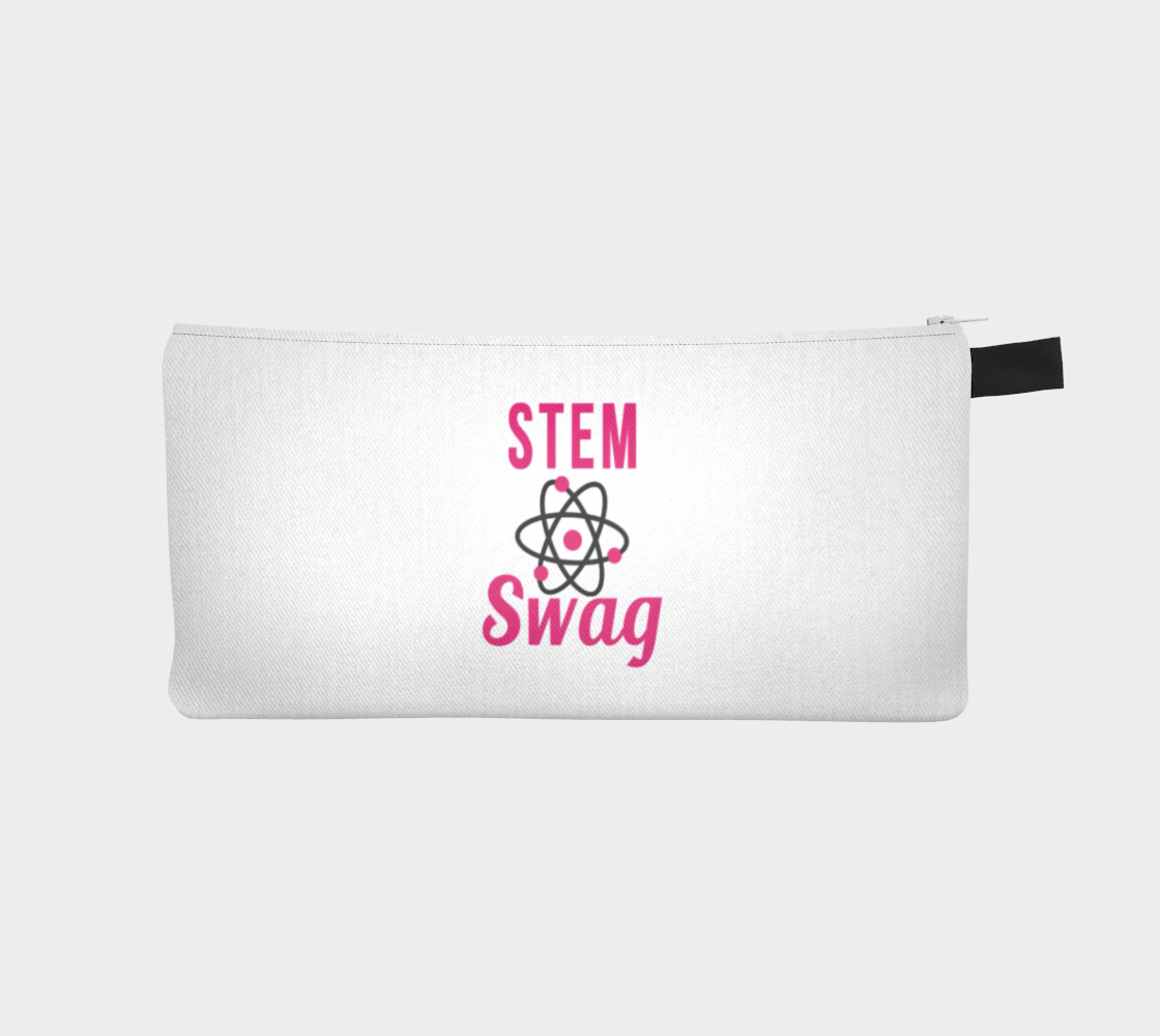 'STEM Swag!' (White) Pencil Case preview