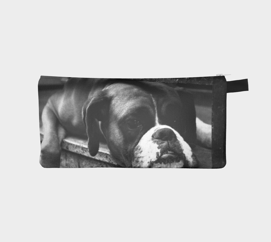 Boxer Dog On Windowsill Pencil Case preview