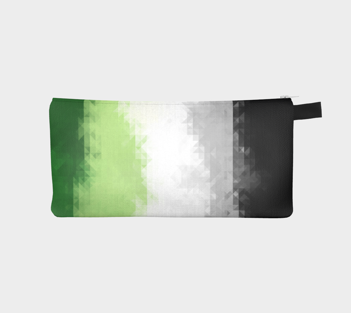 Trippy Geometric Abstract Aromantic Flag  preview