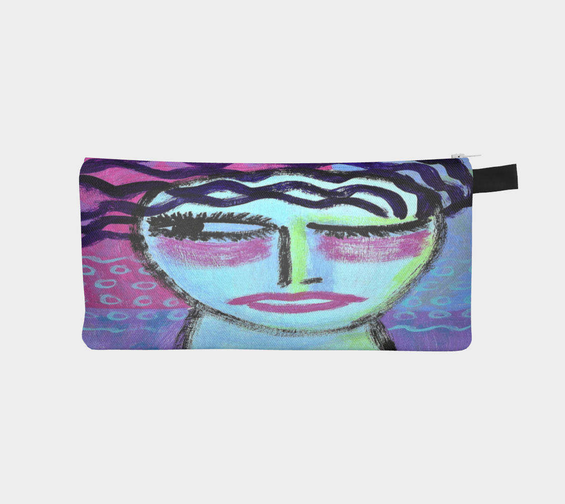 Colorful Abstract Art Pencil Case preview
