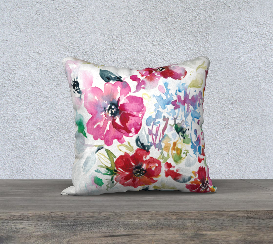 Spring Floral  Pillow B 18x18   preview