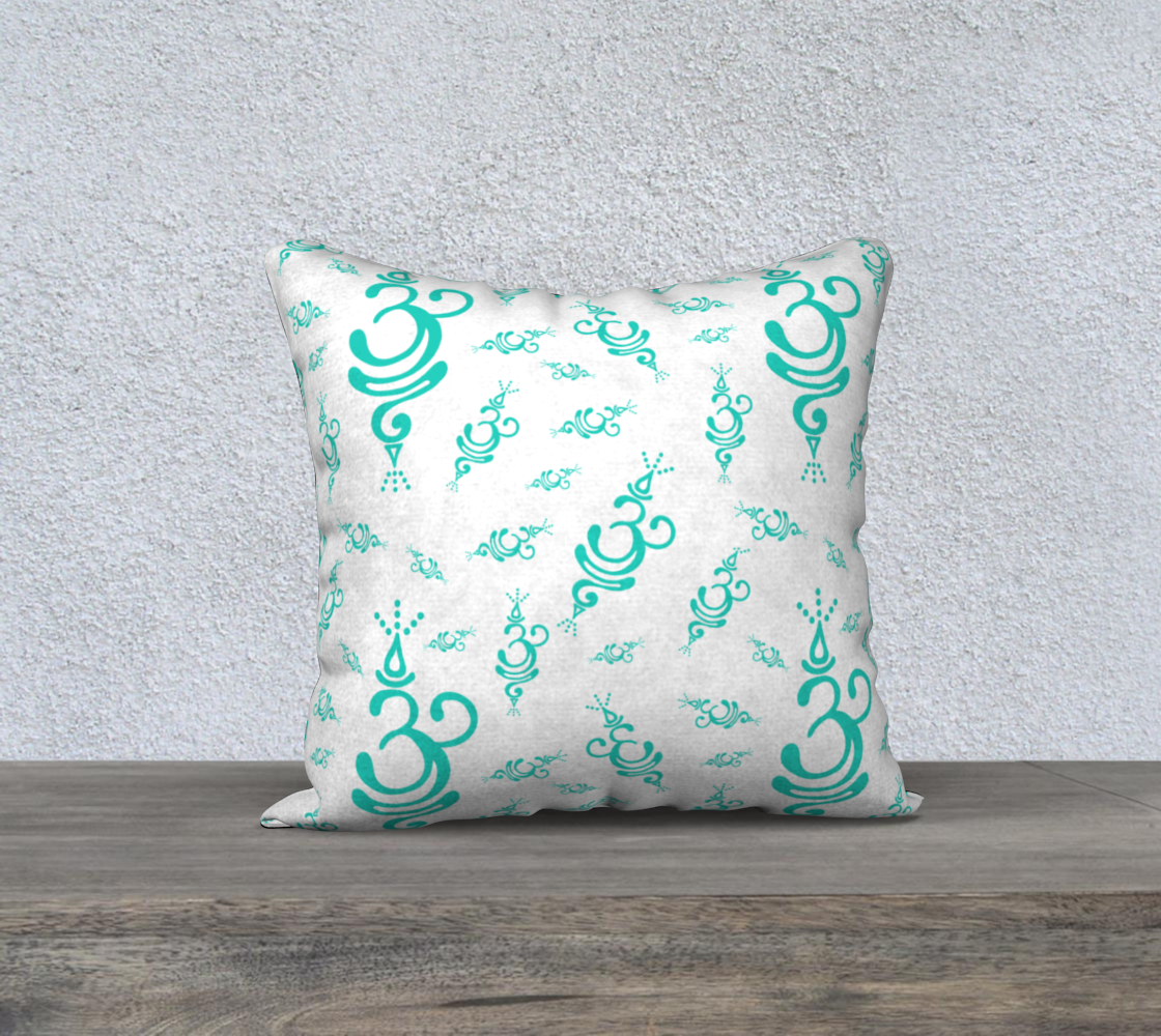 Breathe Teal Cancer Comfort Pillow preview