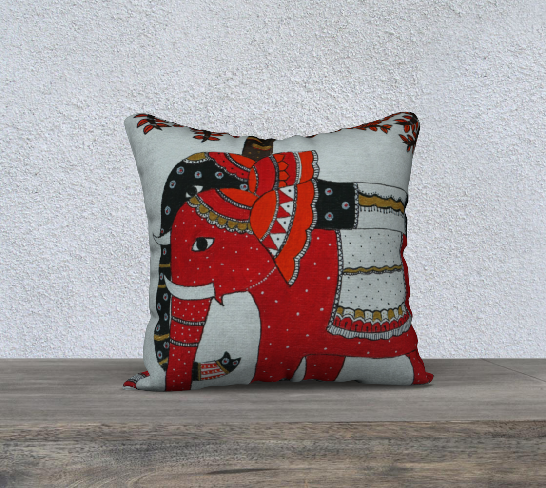 Elephant Couple cushion preview #1