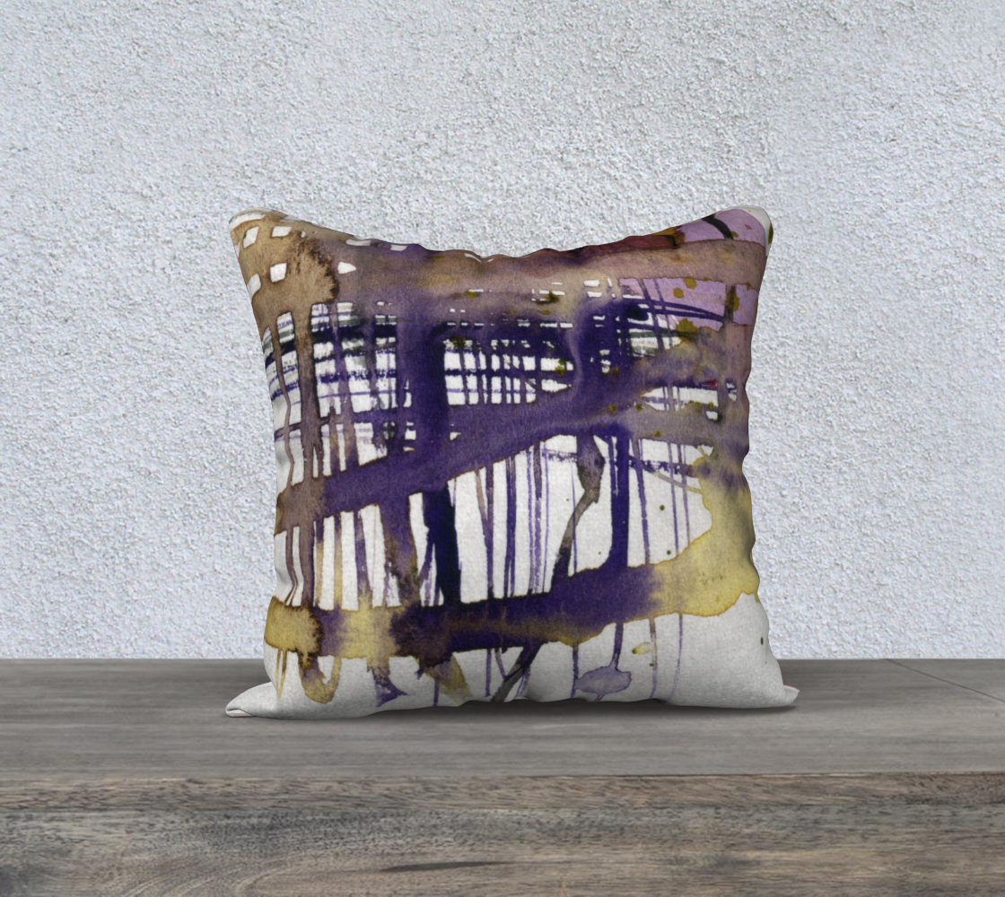 Abstract City Life Purple & Gold preview