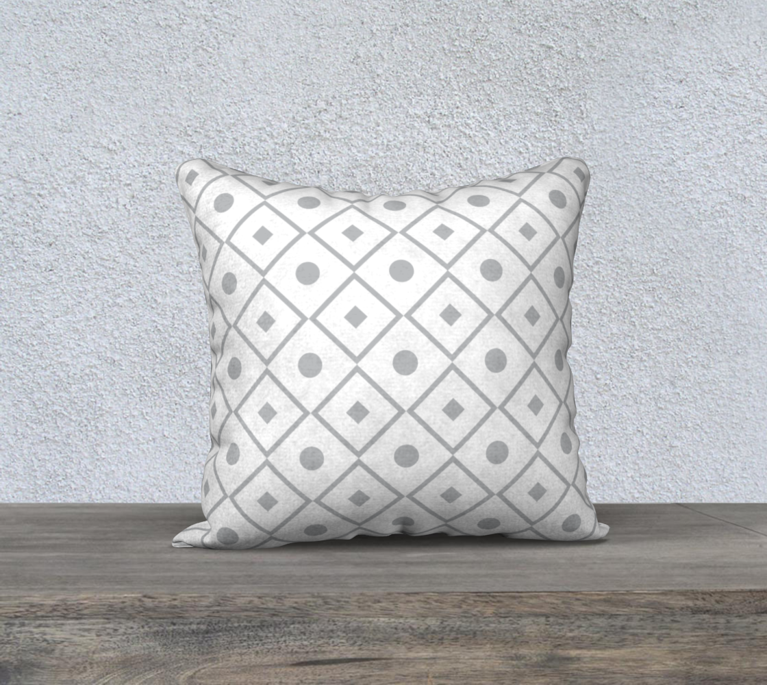 Grey Diamonds 18" Pillow Case preview #1