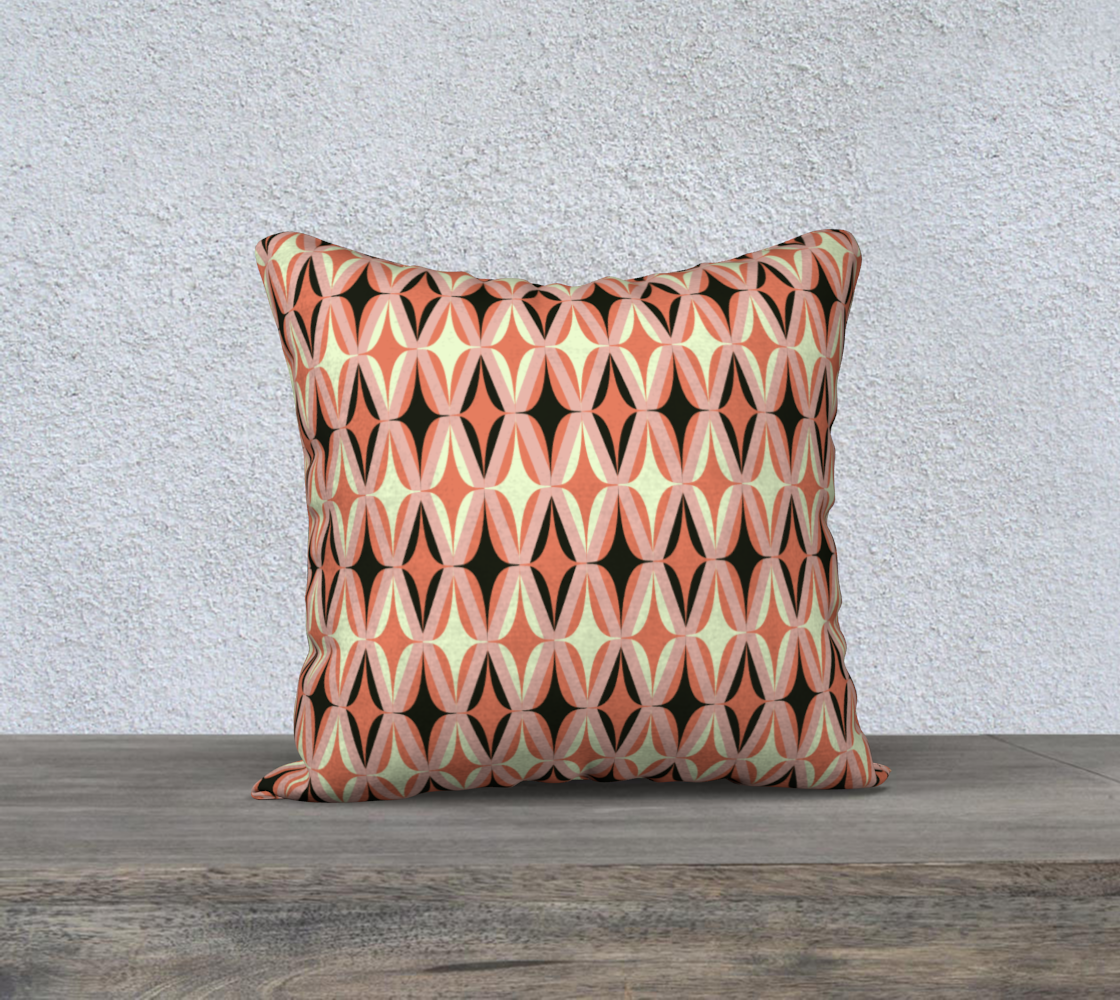 Aperçu de Midcentury Modern in Pink - 18"
