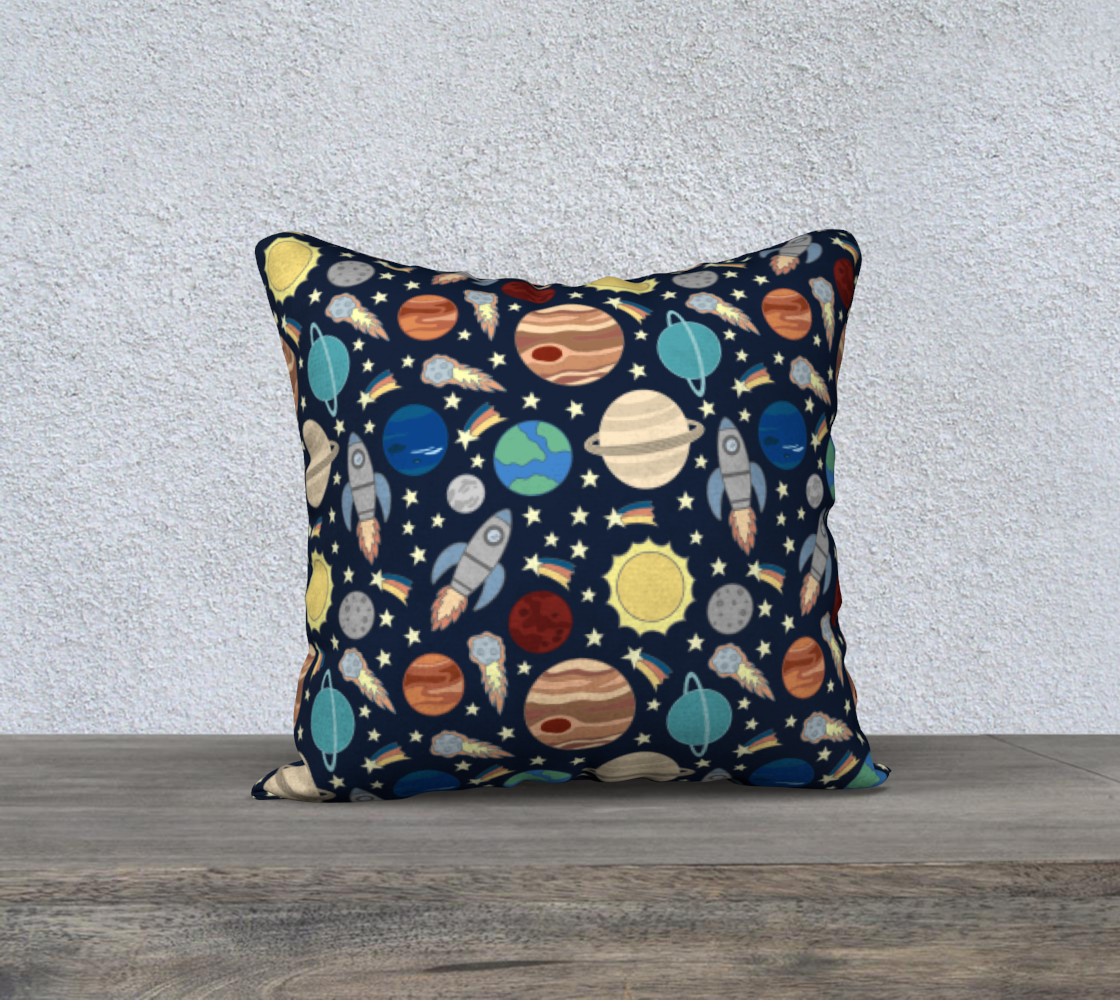Aperçu de Espace housse de coussin/ Space pillow case