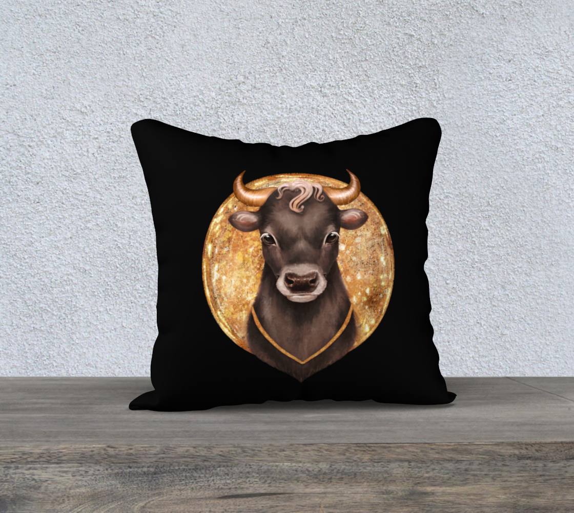 Aperçu de Black bull with gold