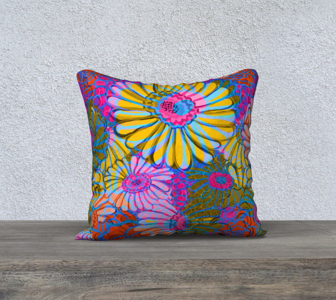 Funky Floral Pillow Case preview
