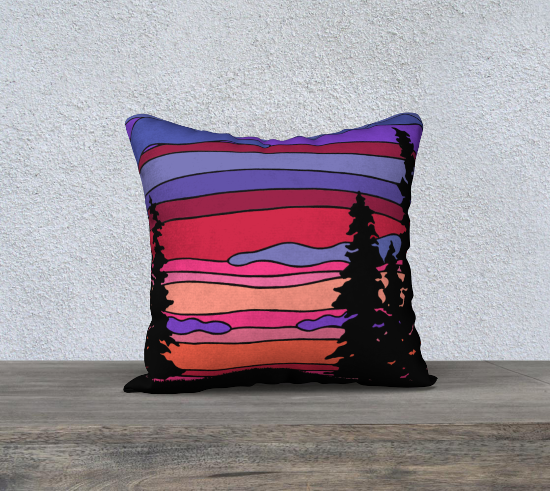 Pink & Purple Pine Sunset preview #2