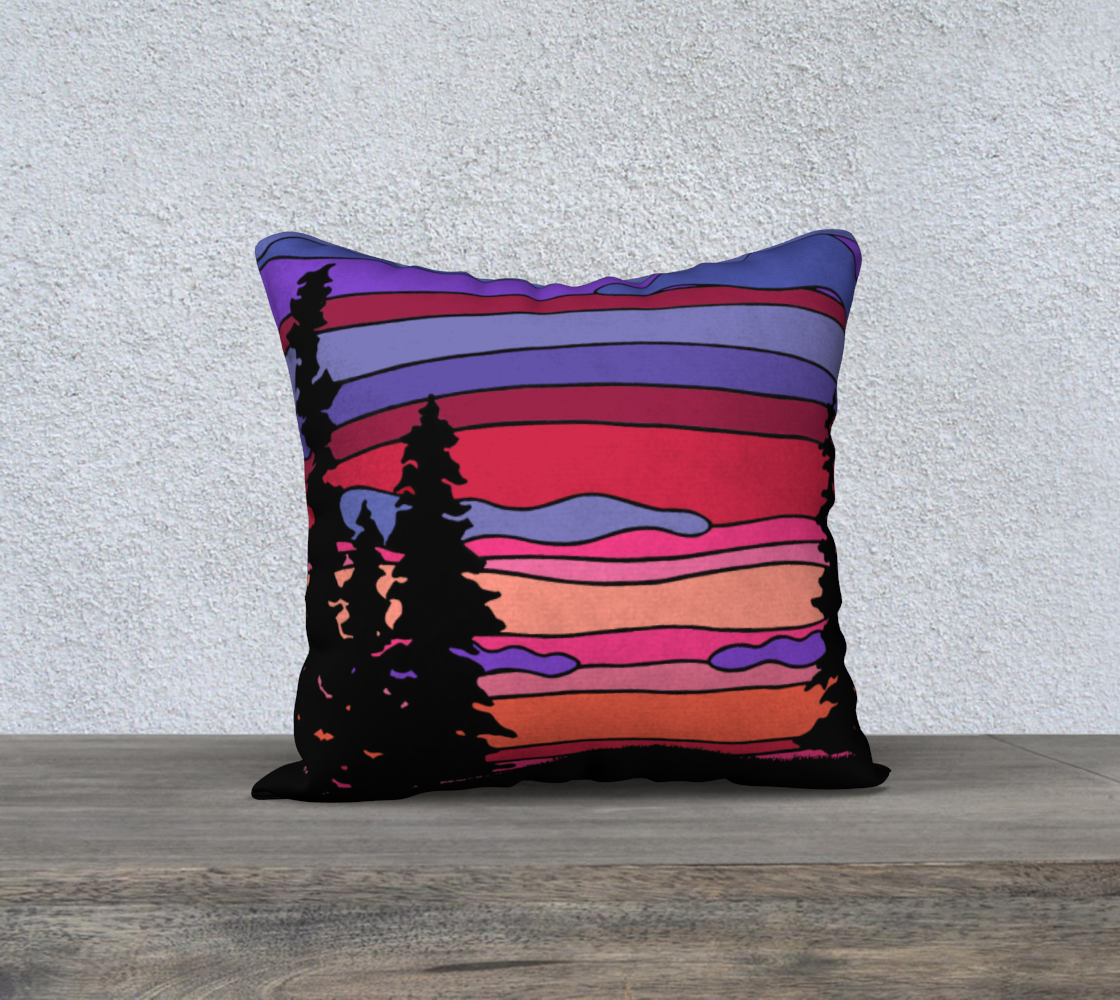 Pink & Purple Pine Sunset preview #1
