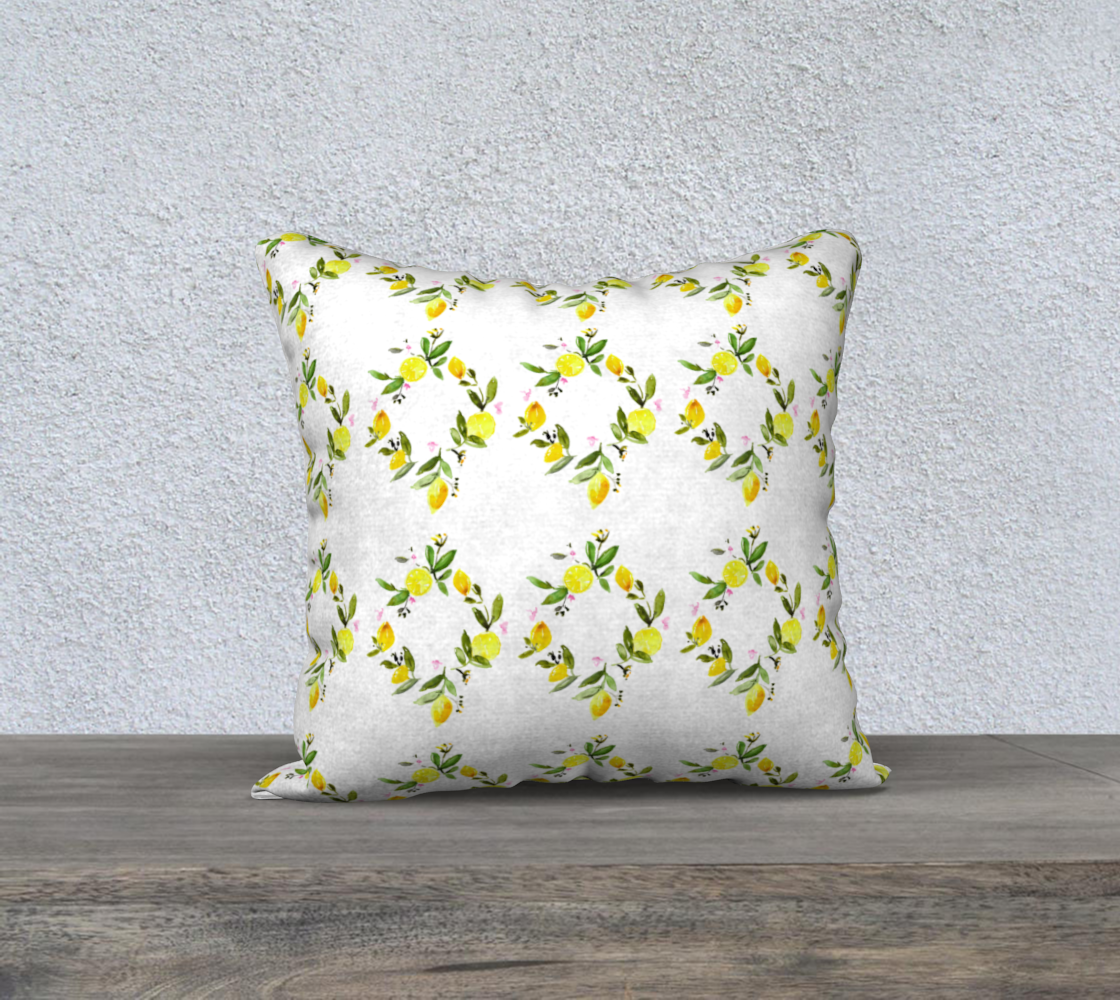 Aperçu de Lemon trellis 18x18 cover #2