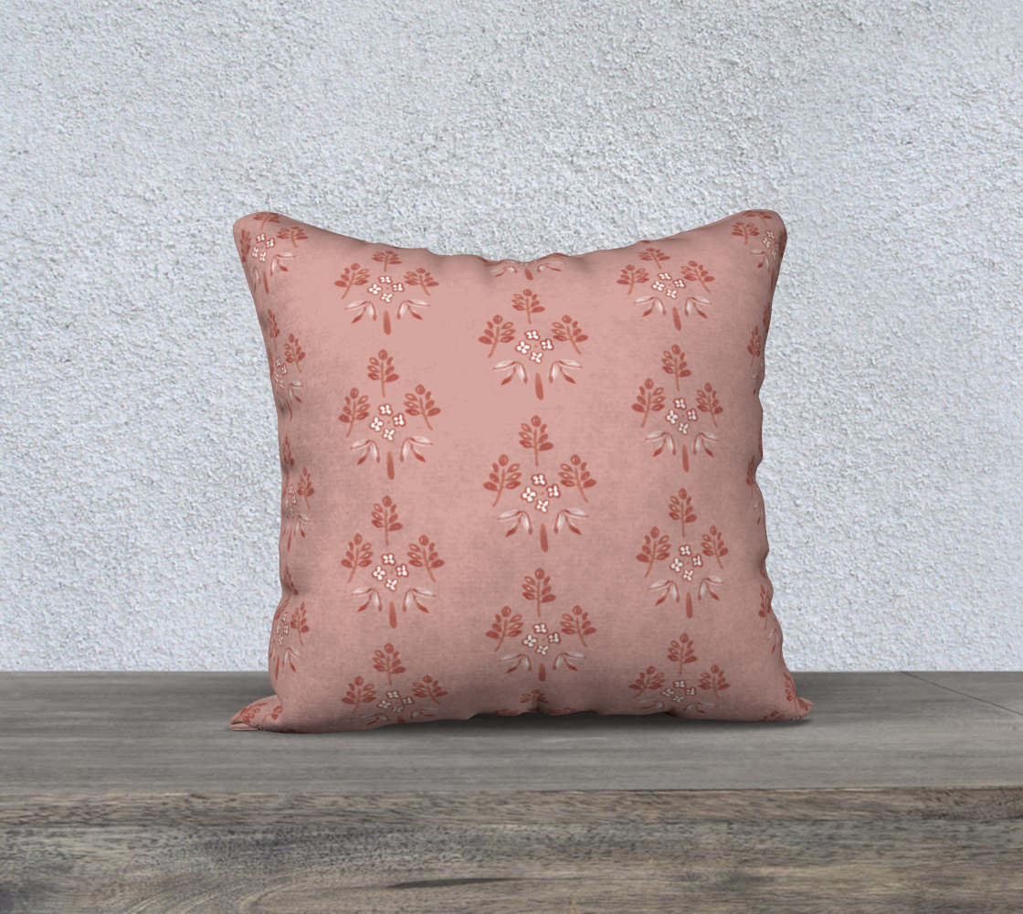Aperçu de rose pink motif cover 18x18 #1