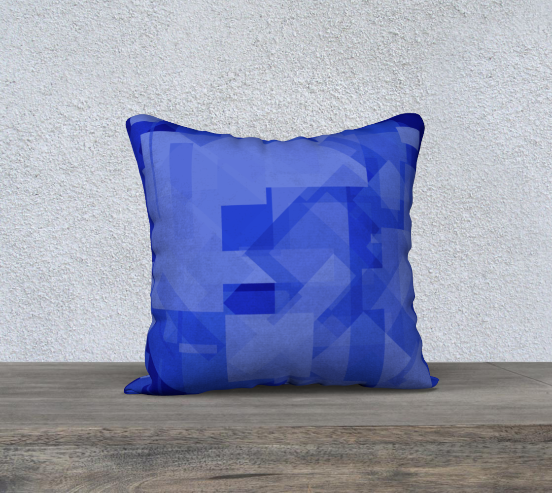 Blue is Better 18x18 Pillow Case preview #2