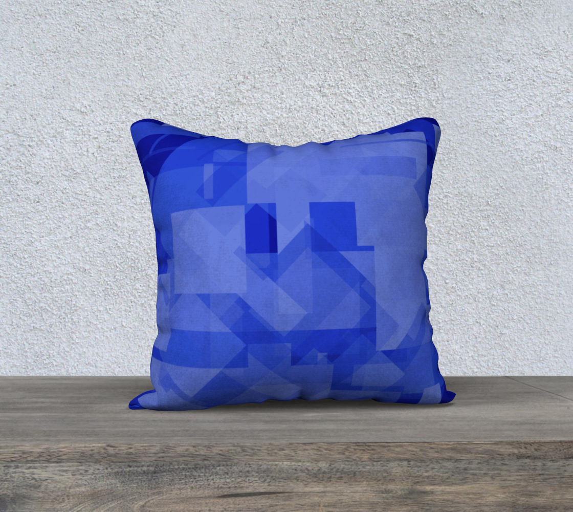 Blue is Better 18x18 Pillow Case preview #1