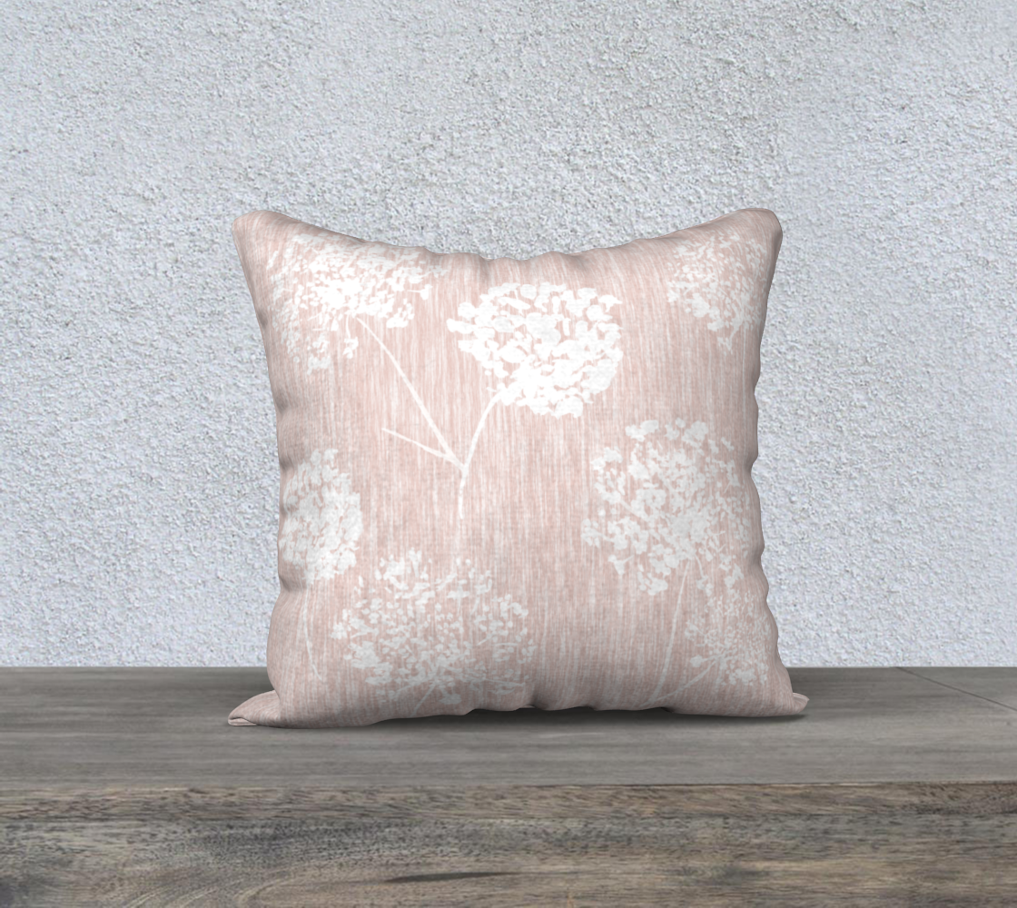 Aperçu de blush pink puff cover 18x18 #1