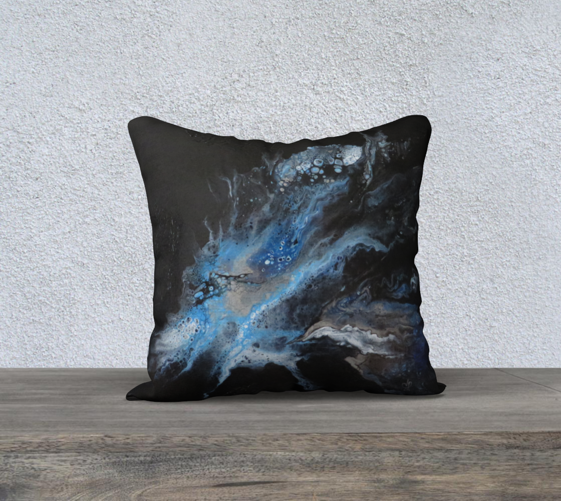 Aperçu de Les eaux déchainées - Housse coussin 18'' #1