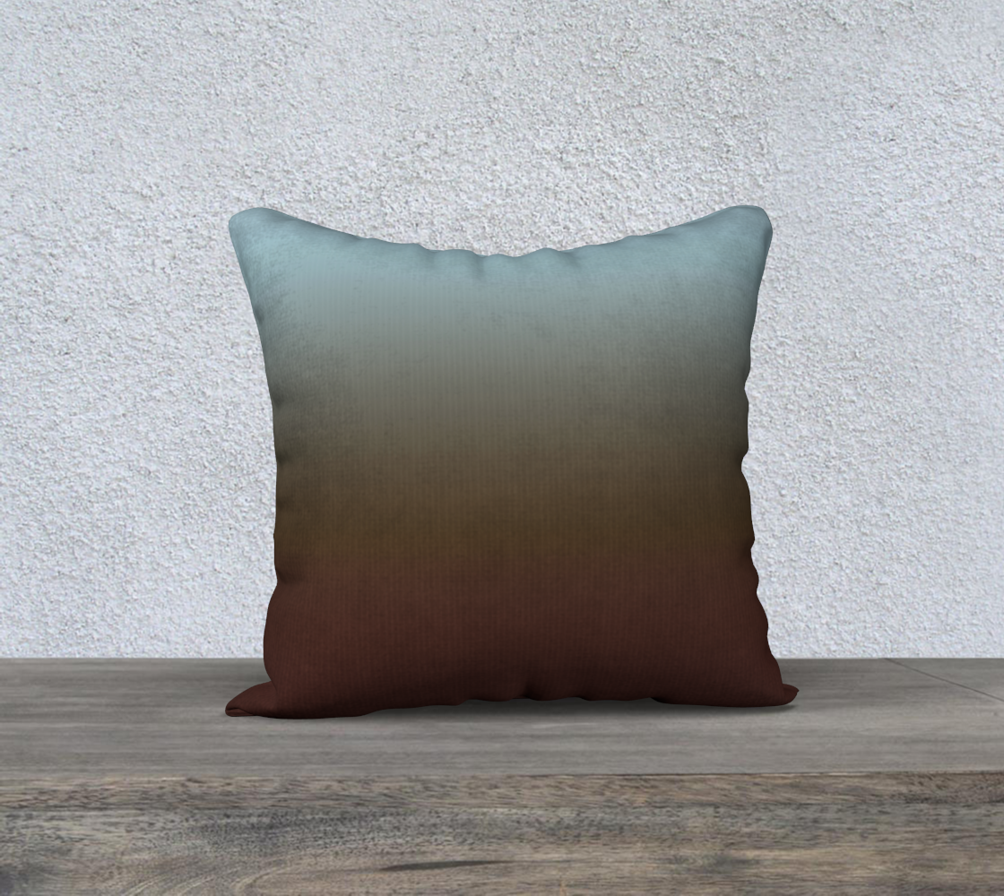 LIght Dusty Teal and Brown Ombre Line Pattern preview