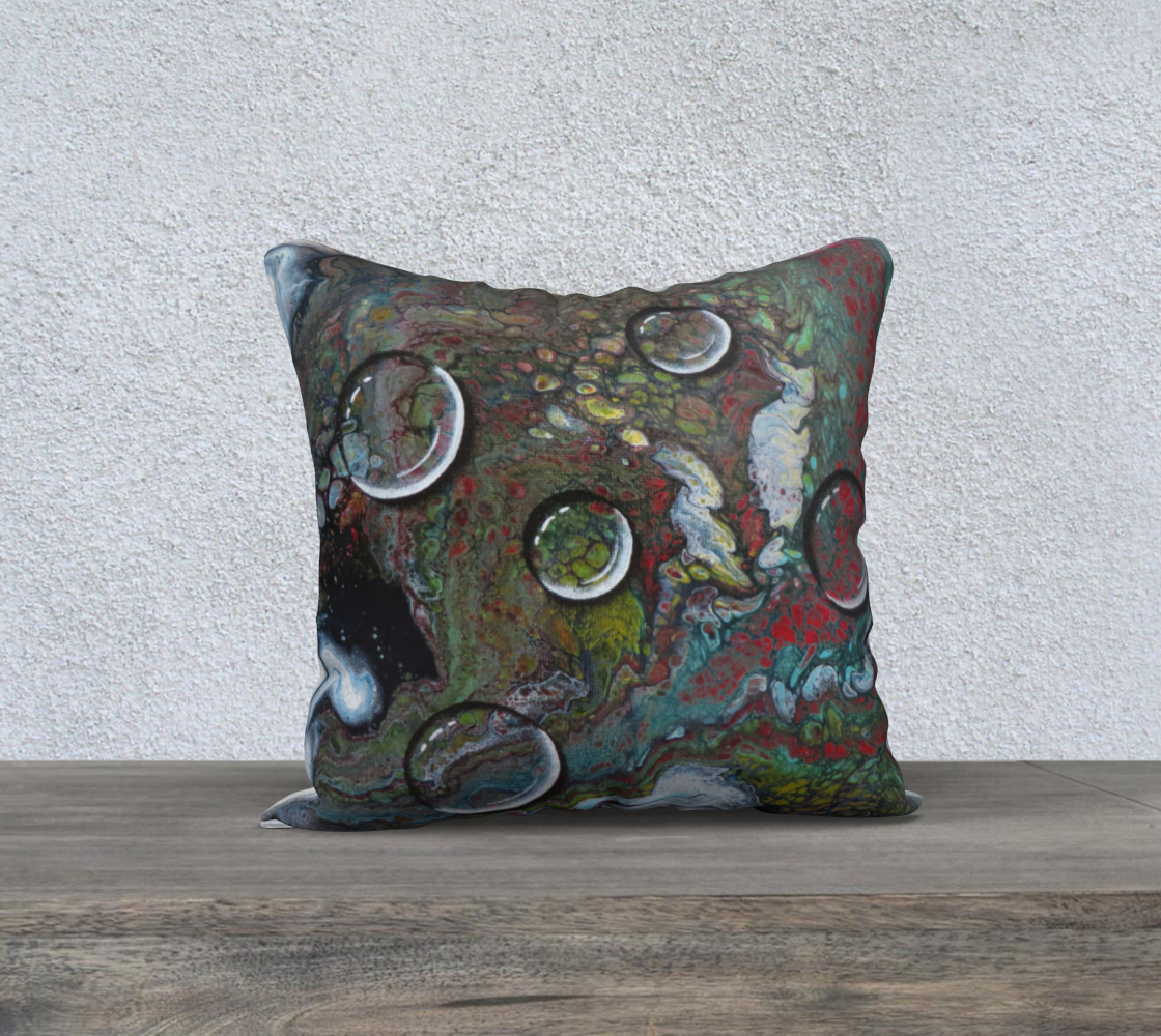 Aperçu de Gouttes d'eau - Housse coussin 18'' #2