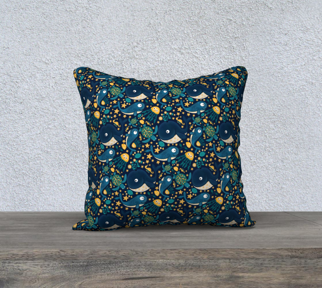 Under the Sea 18x18 Pillow Case preview
