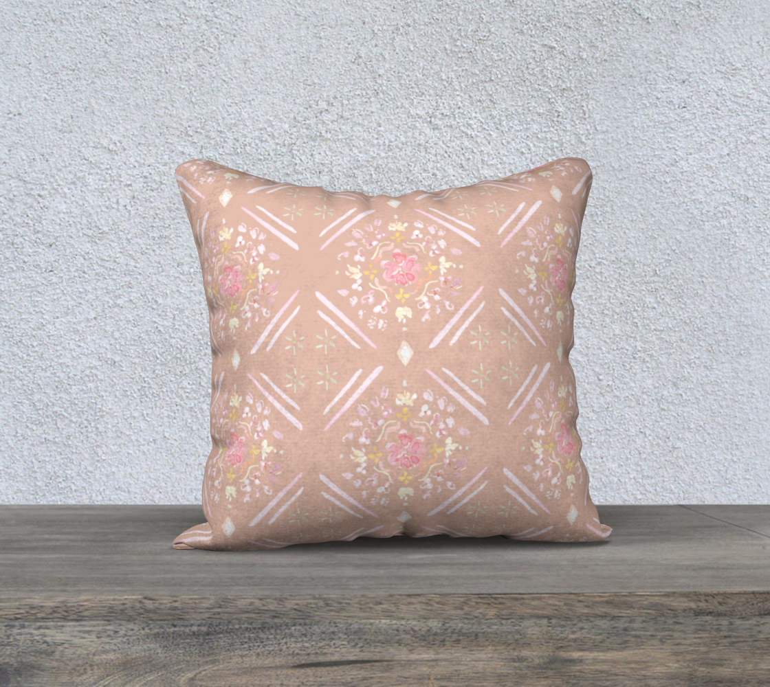 Aperçu de Blush Rose 18x18 cover #2