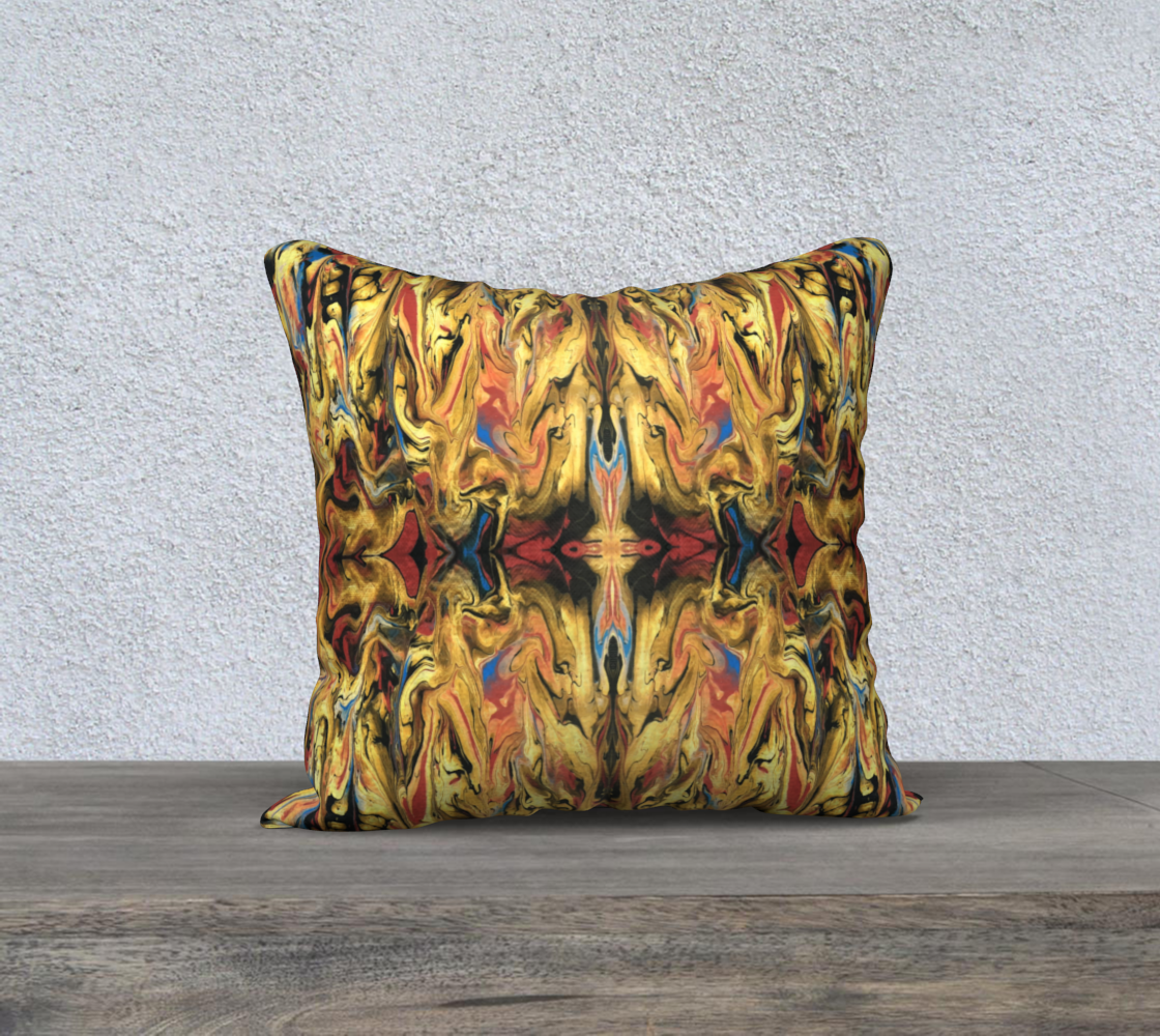 Lava Gold 18in X 18in Pillow Case preview